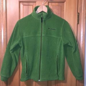 Columbia Green Youth Fleece Jacket 10/12